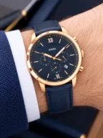 Fossil 44mm Blue Dial Chrono
