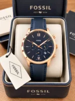 Fossil 44mm Blue Dial Chrono - Image 6
