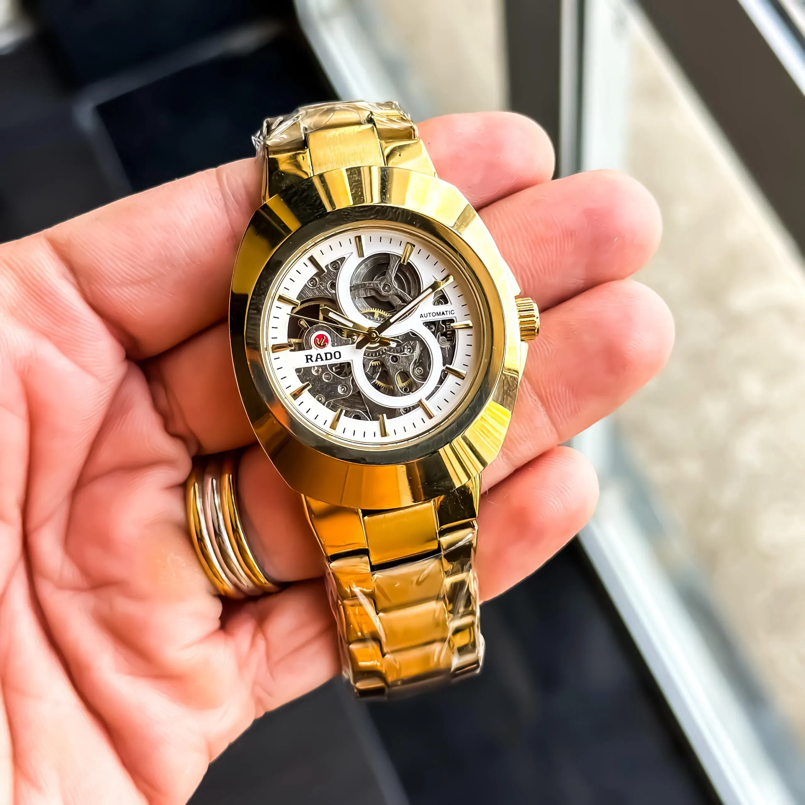 WhatsApp Image 2026-09-28 at 11.58.10 PM (1) Rado Skeleton Automatic White Dial - Image 1