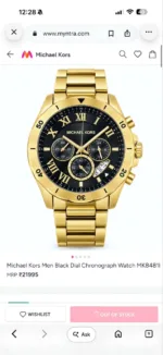 Michael Kors Brecken Gold Chronograph - Image 2