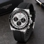 Longines Conquest White Dial Chronograph - Image 4