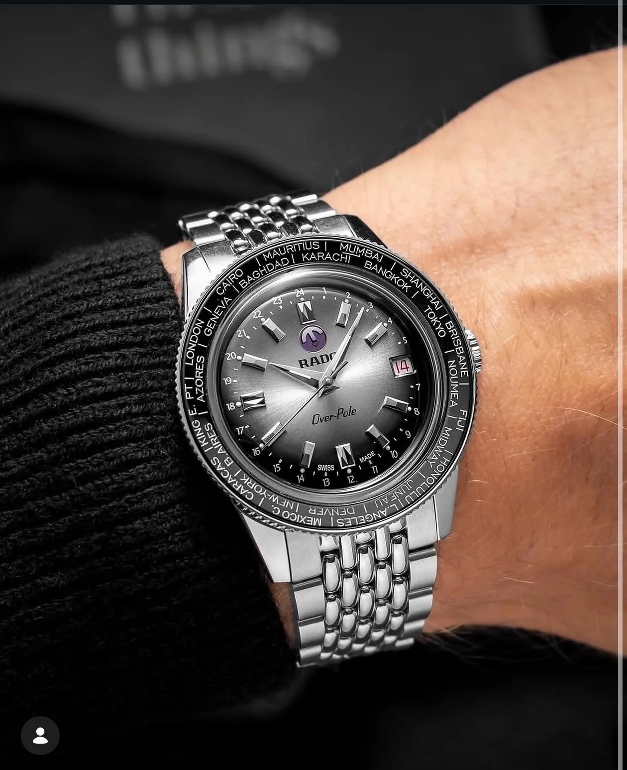 WhatsApp Image 2026-10-01 at 9.01.50 PM Rado Captain Cook Black Dial - Image 1
