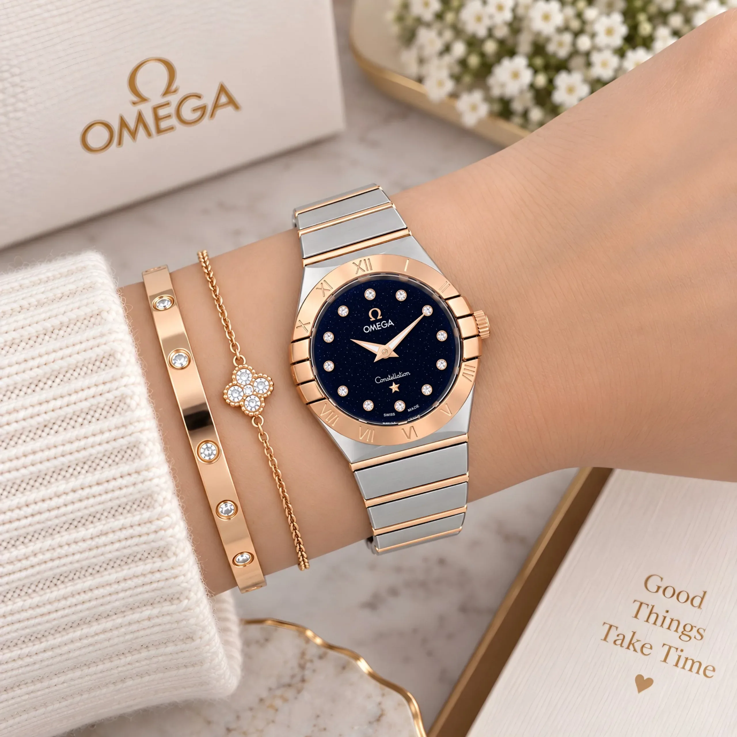 WhatsApp Image 2026-10-01 at 9.20.47 PM (1) Omega Constellation 32mm Black Dial - Image 1