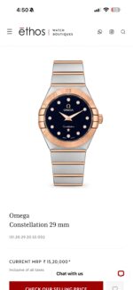 Omega Constellation 32mm Black Dial - Image 2