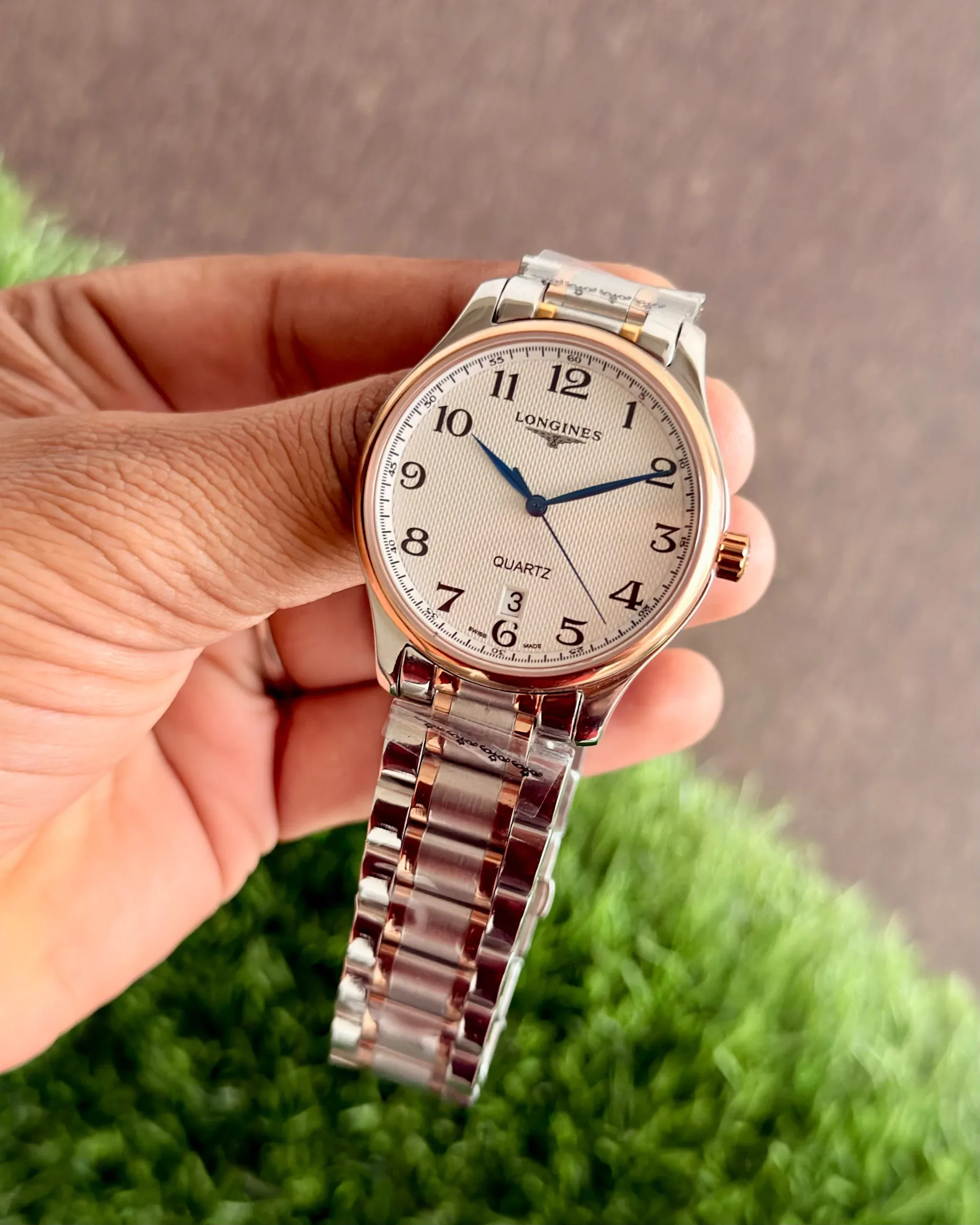 Longines Two Tone White Dial Quartz - Image 2
