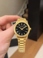 Armani Exchange Golden Black Dial - Image 5
