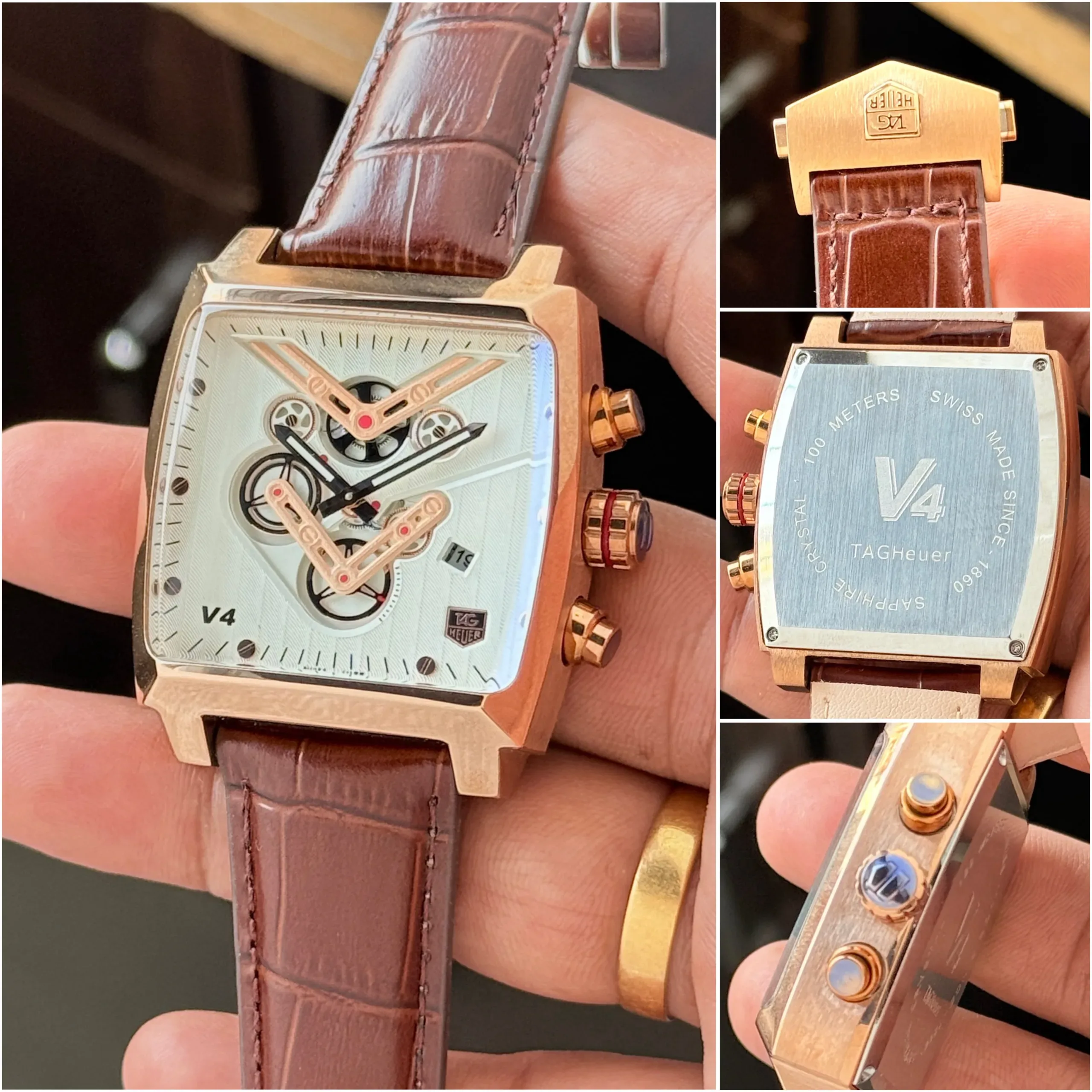 Tag Heuer 44mm White Dial - Image 4