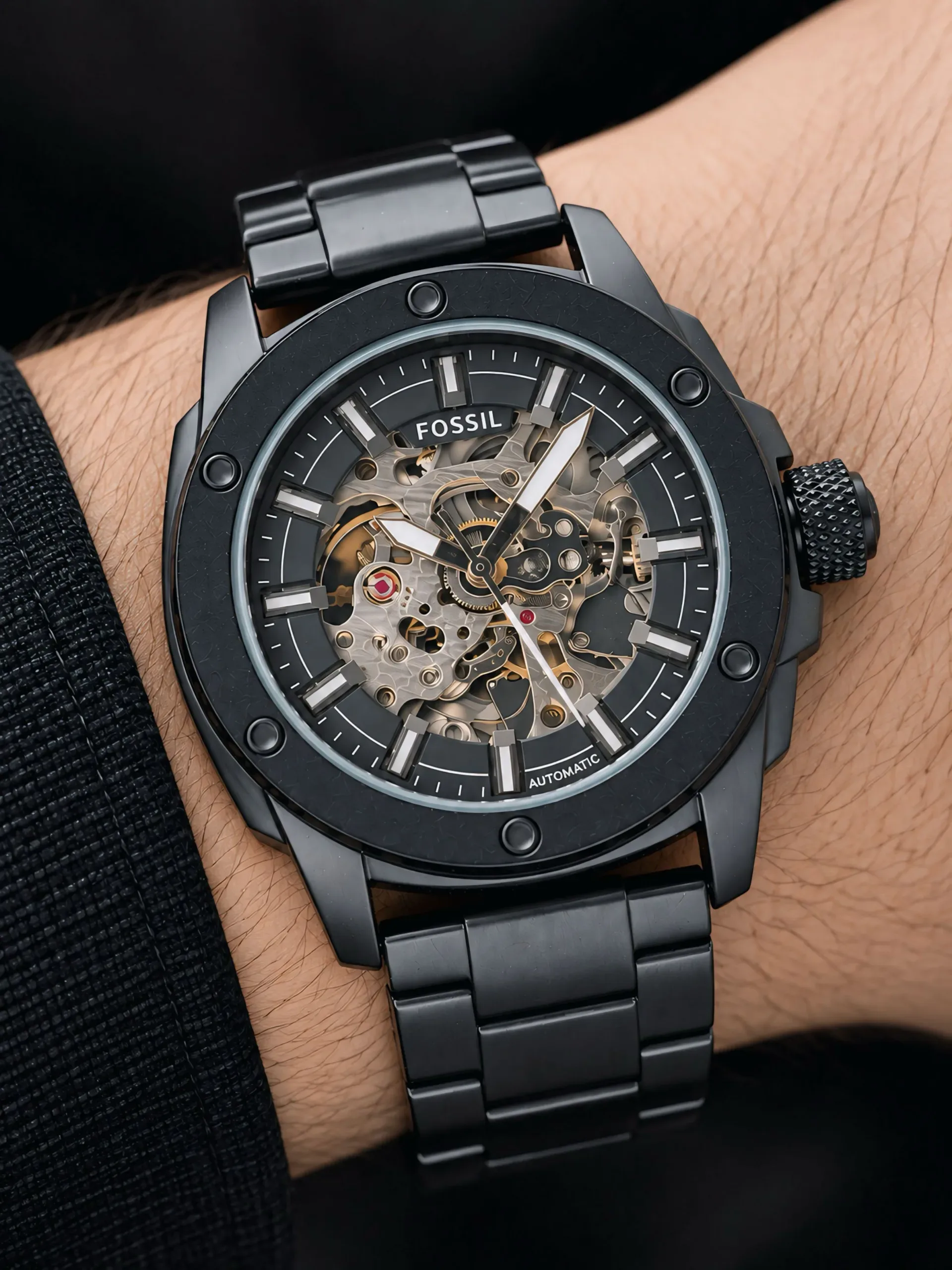 Fossil 44mm Black Dial Automatic - Image 2