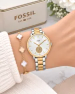 Fossil White Quartz Chronograph Dial - Image 3