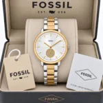 Fossil White Quartz Chronograph Dial - Image 5