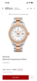Maserati 42mm Two Tone White Dial - Image 2