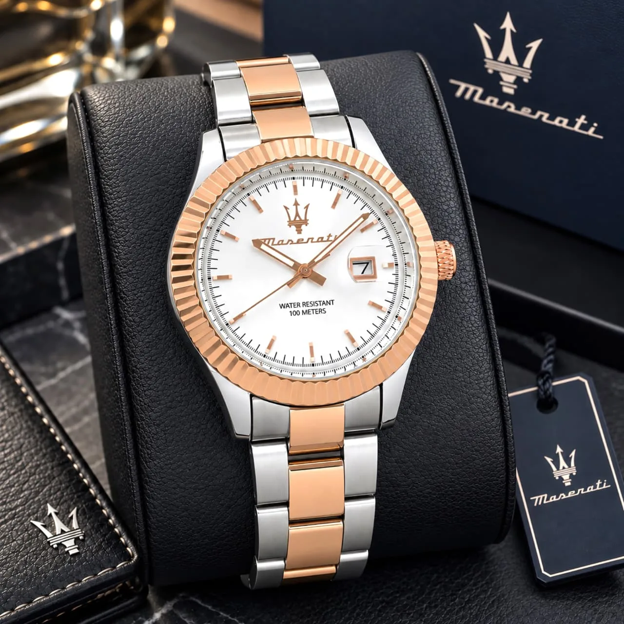 WhatsApp Image 2026-10-02 at 1.10.42 AM (1) Maserati 42mm Two Tone White Dial - Image 1