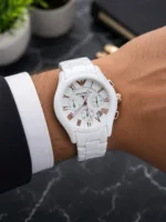 Emporio Armani Ceramic White Dial