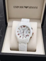 Emporio Armani Ceramic White Dial - Image 2