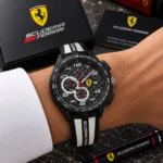 Scuderia Ferrari Black & White Chronograph - Image 3