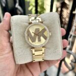 Michael Kors Champagne Gold Crystal Dial
