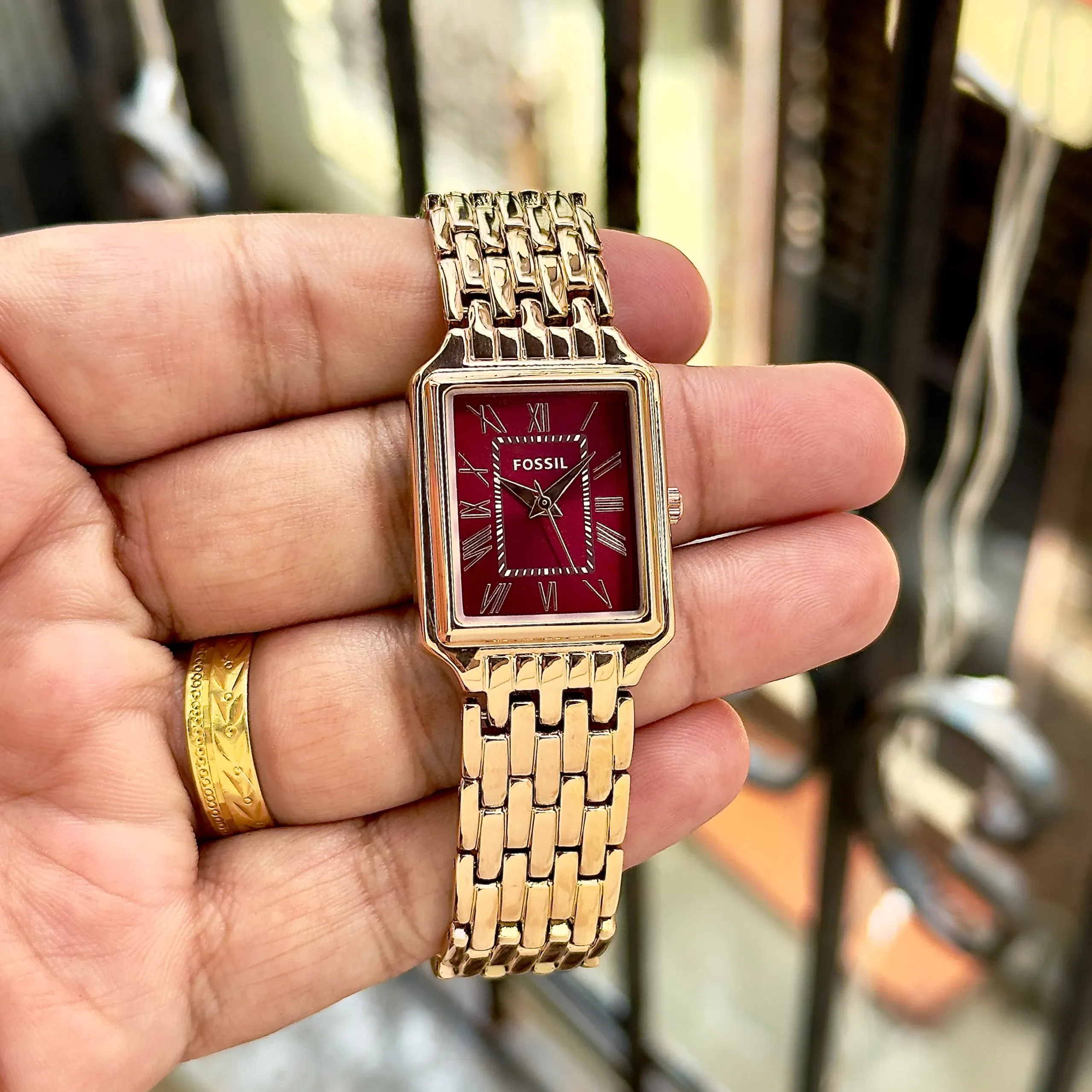 Fossil Burgundy Red Dial - Image 2
