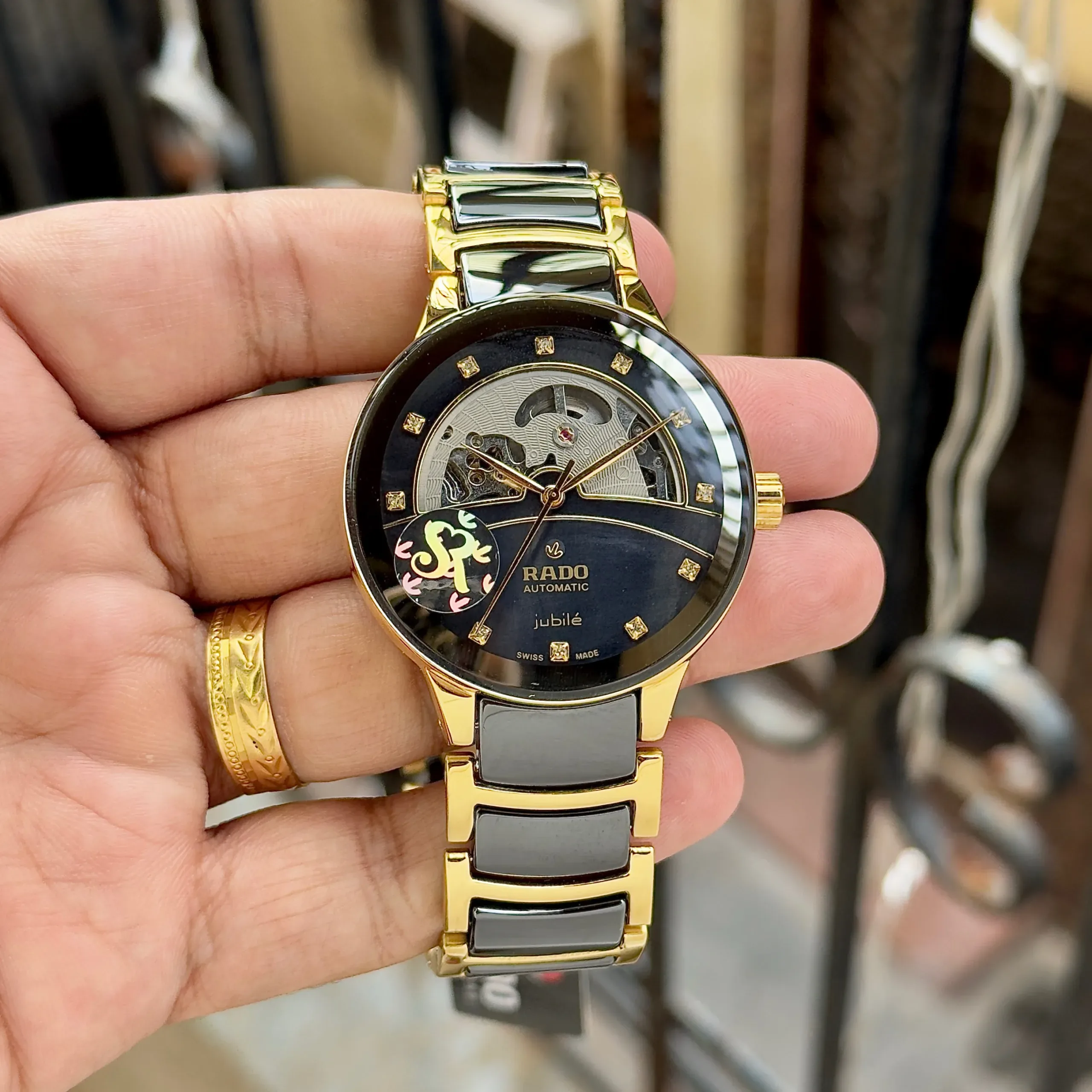 WhatsApp Image 2026-10-02 at 10.28.21 PM Rado Centrix Open Heart Black Dial - Image 1