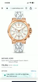 Michael Kors Dylan White Dial Chronograph - Image 2