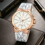 Michael Kors Dylan White Dial Chronograph - Image 3
