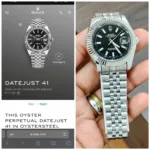 Rolex 41mm DateJust Black Dial - Image 2