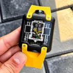 Hublot Black & Yellow Skeleton Dial - Image 3