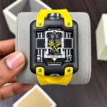 Hublot Black & Yellow Skeleton Dial
