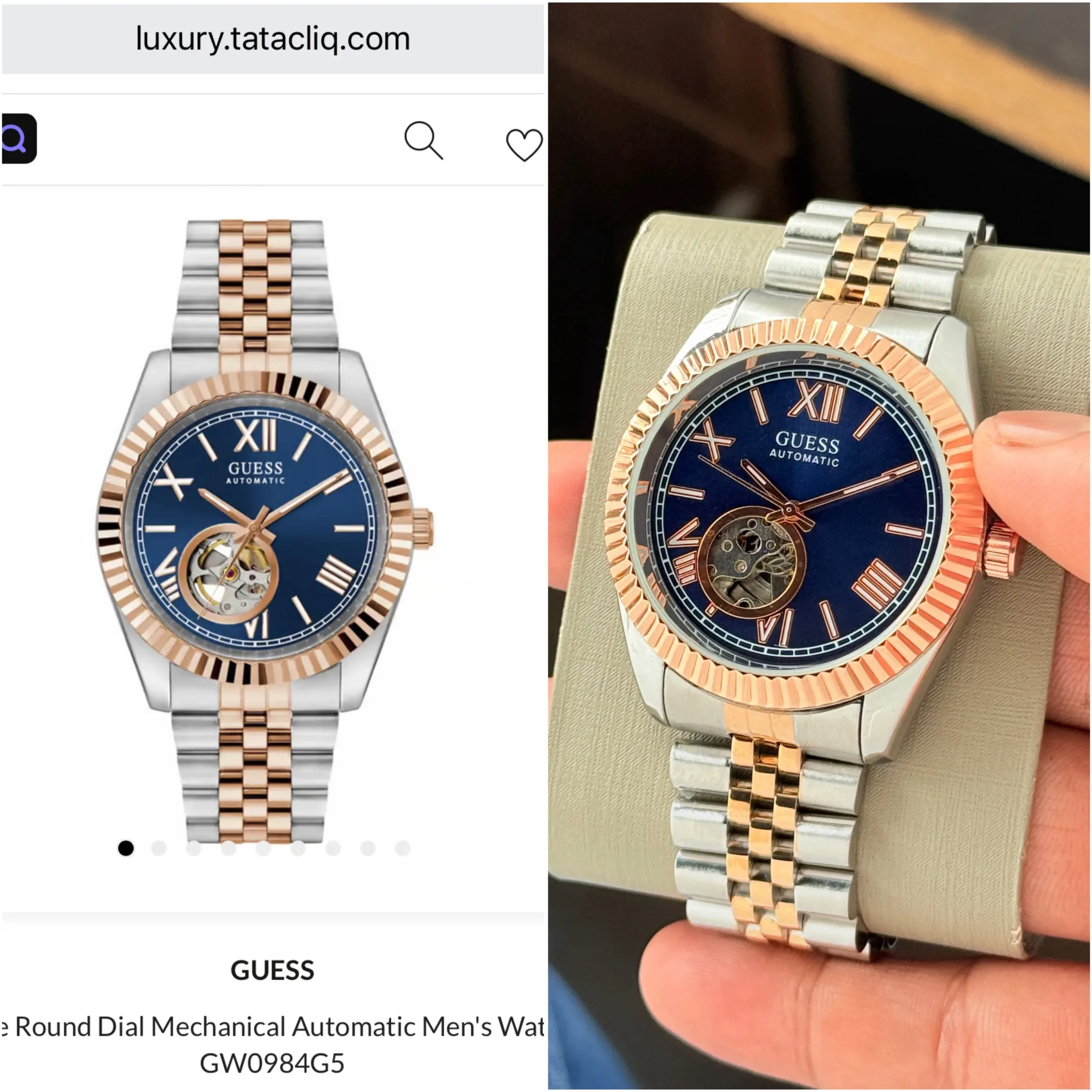 Guess Connoisseur Blue Dial - Image 2