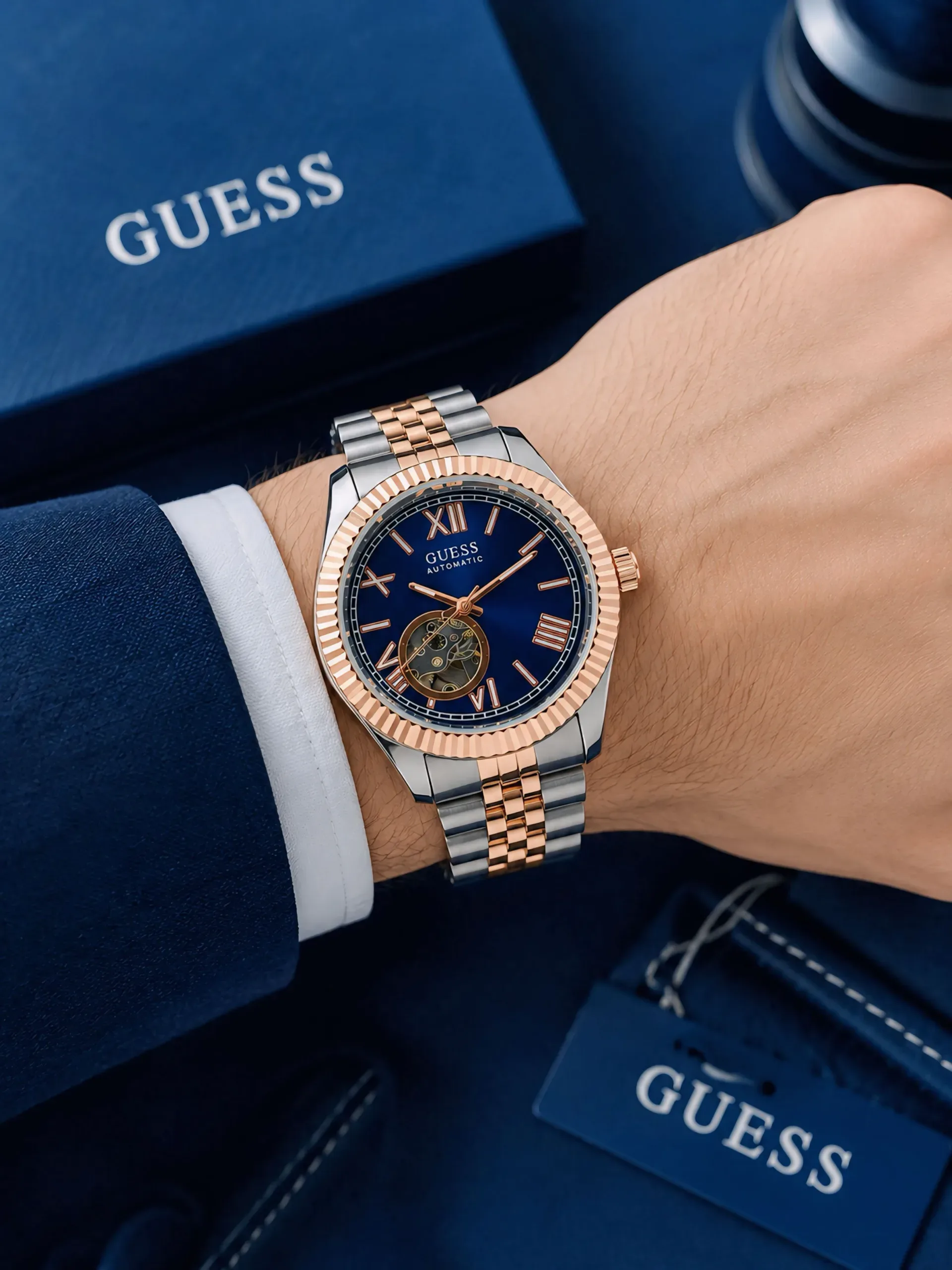 Guess Connoisseur Blue Dial - Image 3