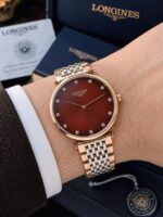 Longines Sunray Brown Dial Quartz - Image 2