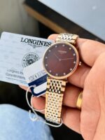 Longines Sunray Brown Dial Quartz - Image 3