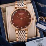 Longines Sunray Brown Dial Quartz