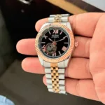 Guess Two Tone Black Dial