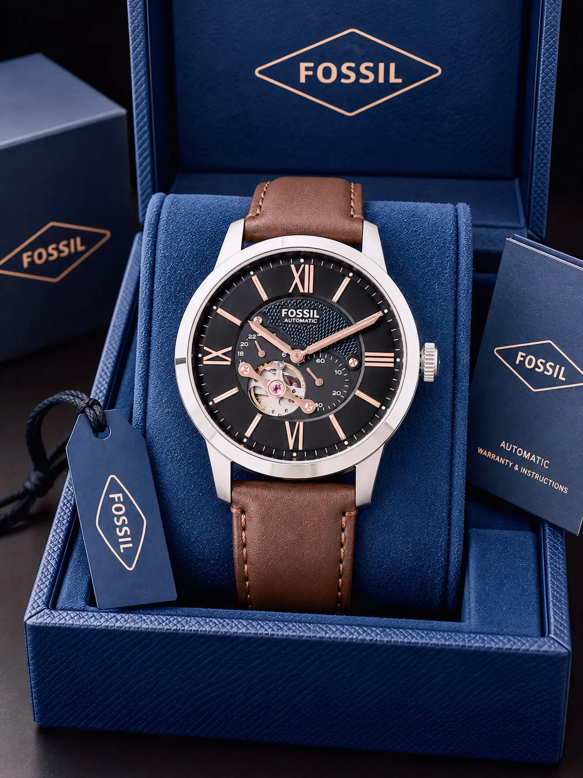 Fossil 42mm Black Dial Automatic - Image 2