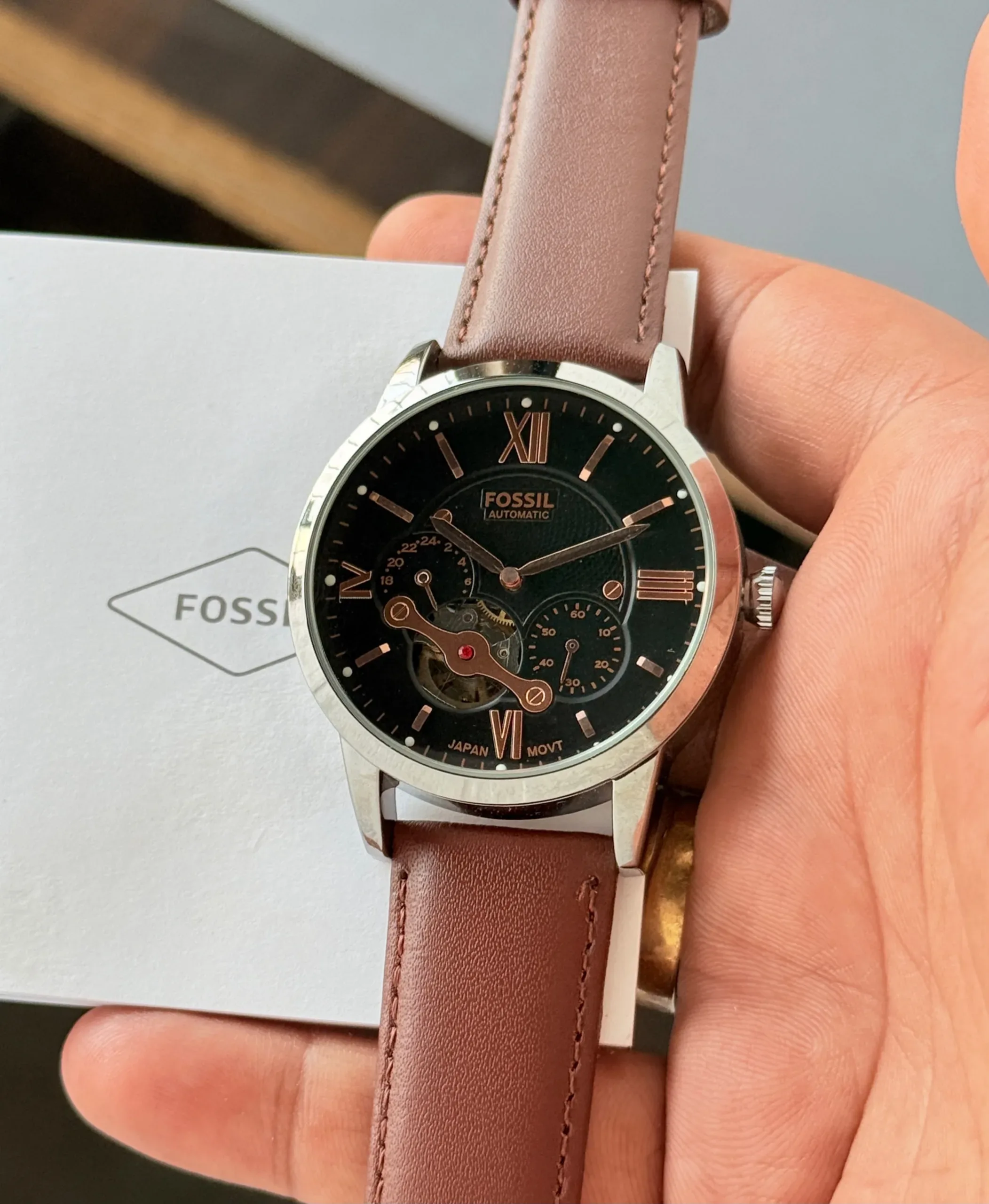 Fossil 42mm Black Dial Automatic - Image 4