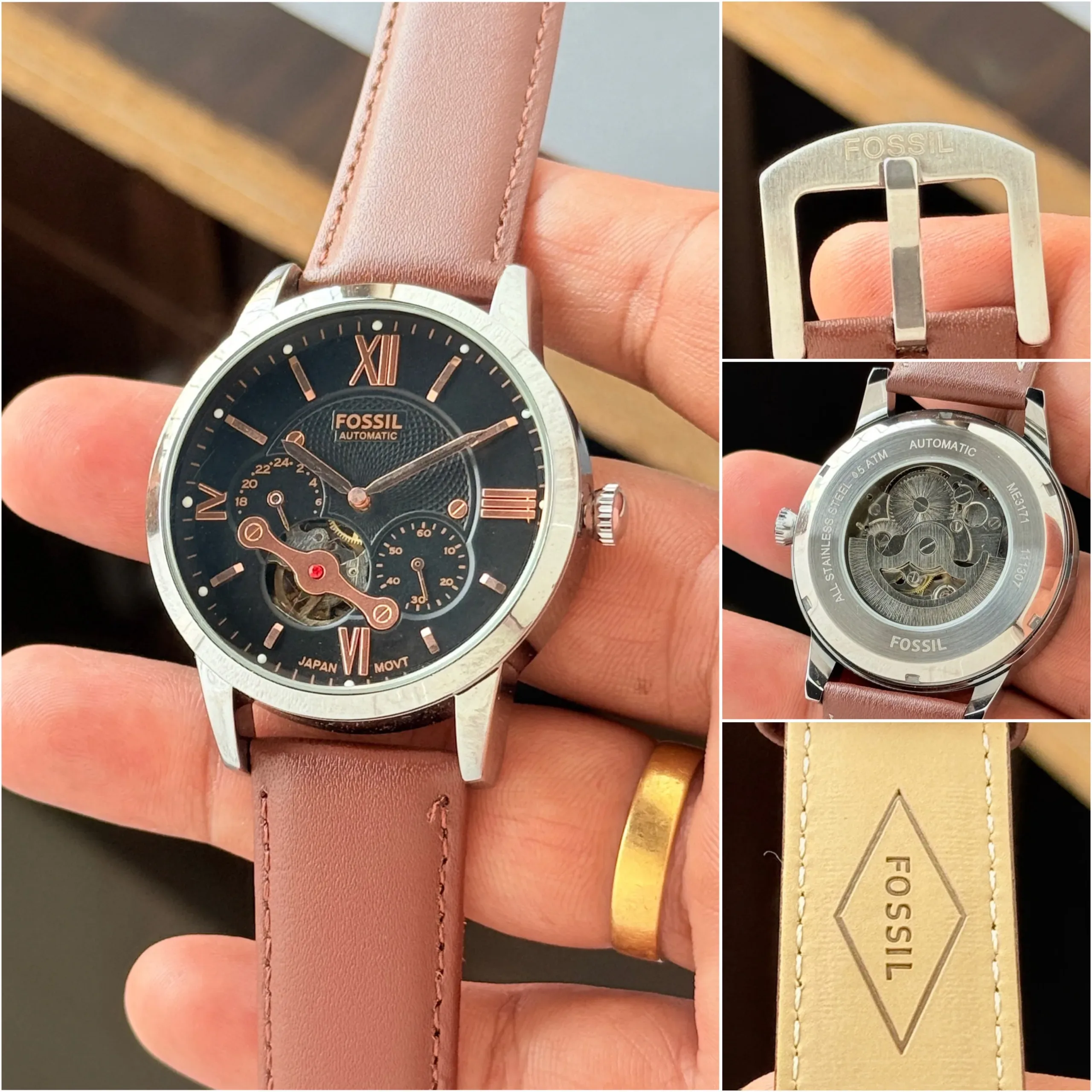 Fossil 42mm Black Dial Automatic - Image 5