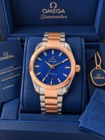 Omega Seamaster Aqua Terra Blue Dial - Image 3