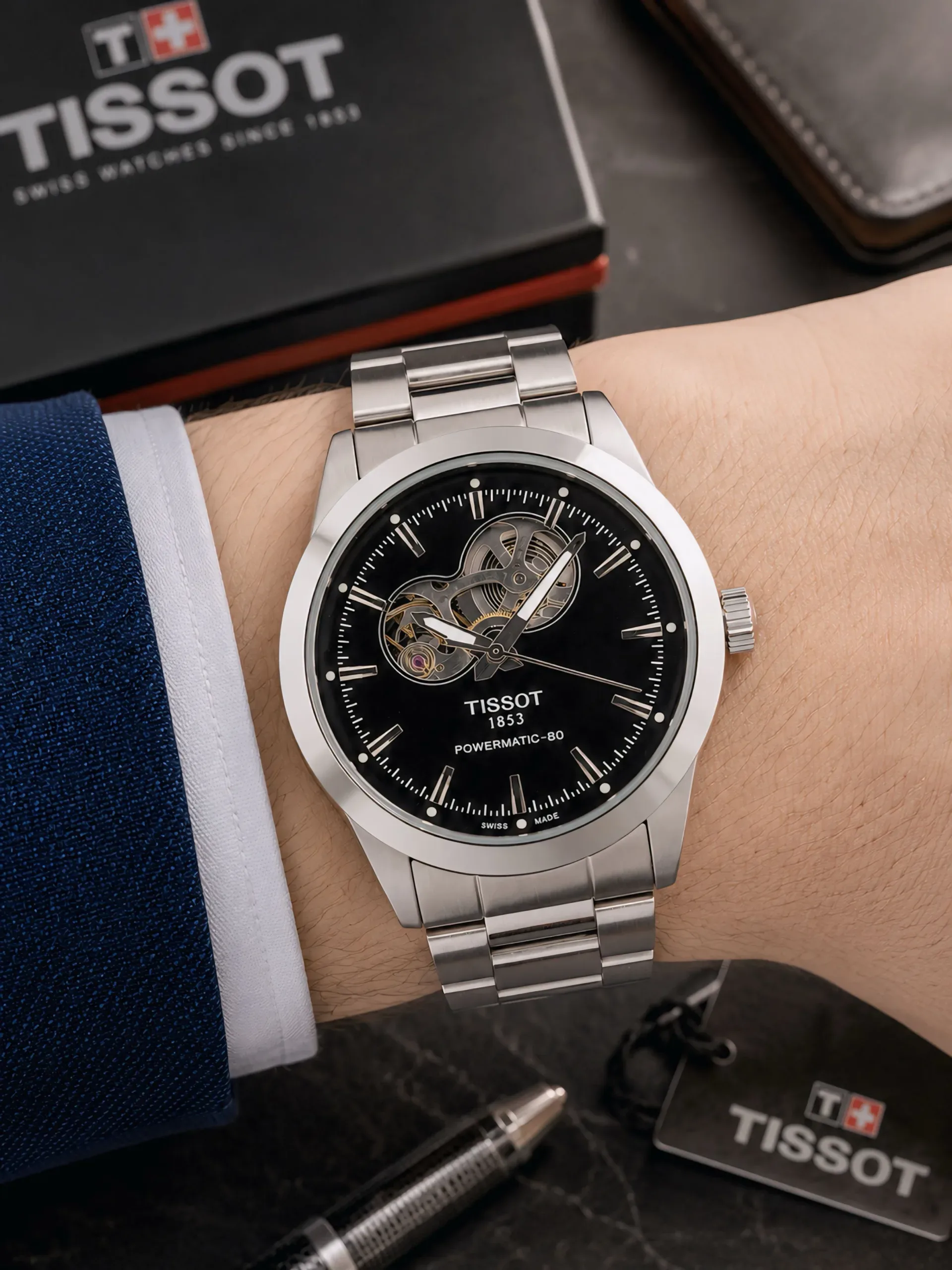 Tissot Gentleman Powermatic 80 Black - Image 2