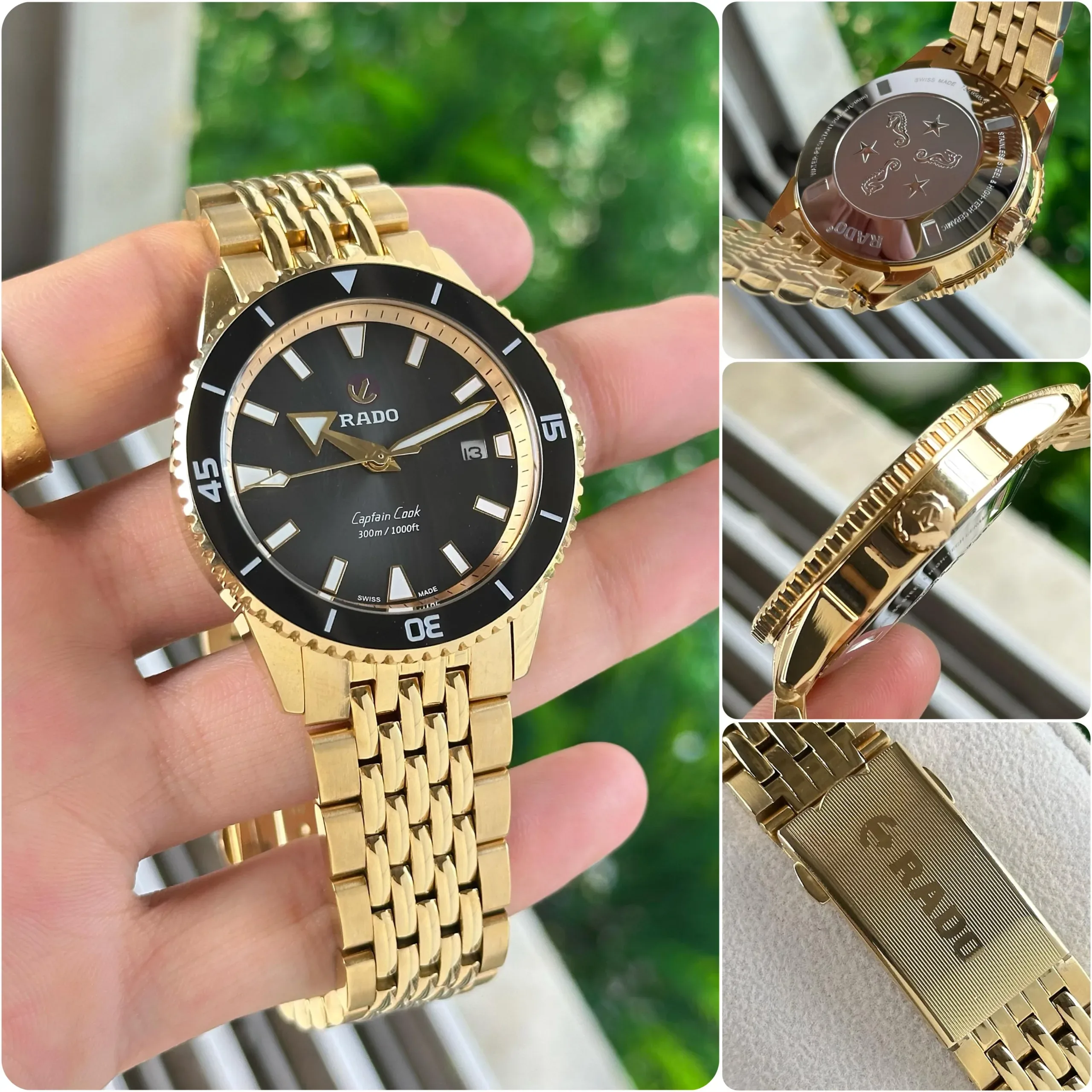Rado Captain Cook Vintage Black Dial - Image 4
