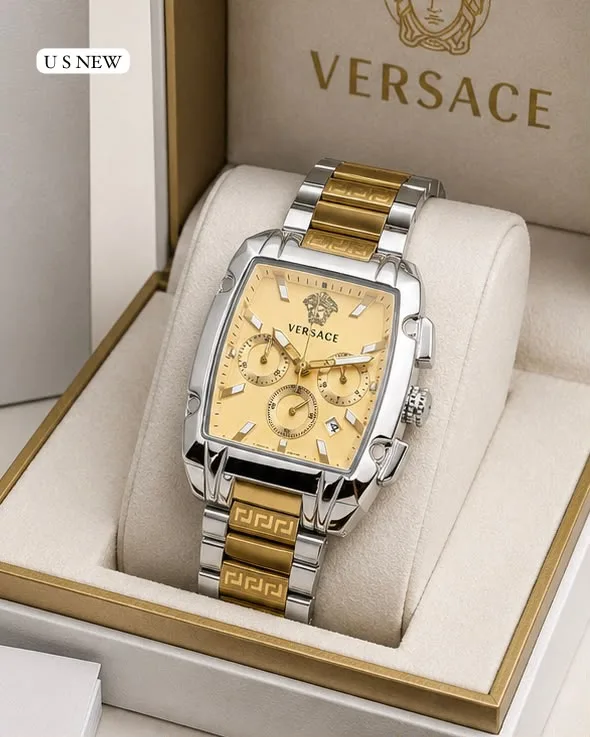 WhatsApp Image 2026-10-02 at 10.35.34 PM Versace Yellow Sunburst Dial Quartz - Image 1