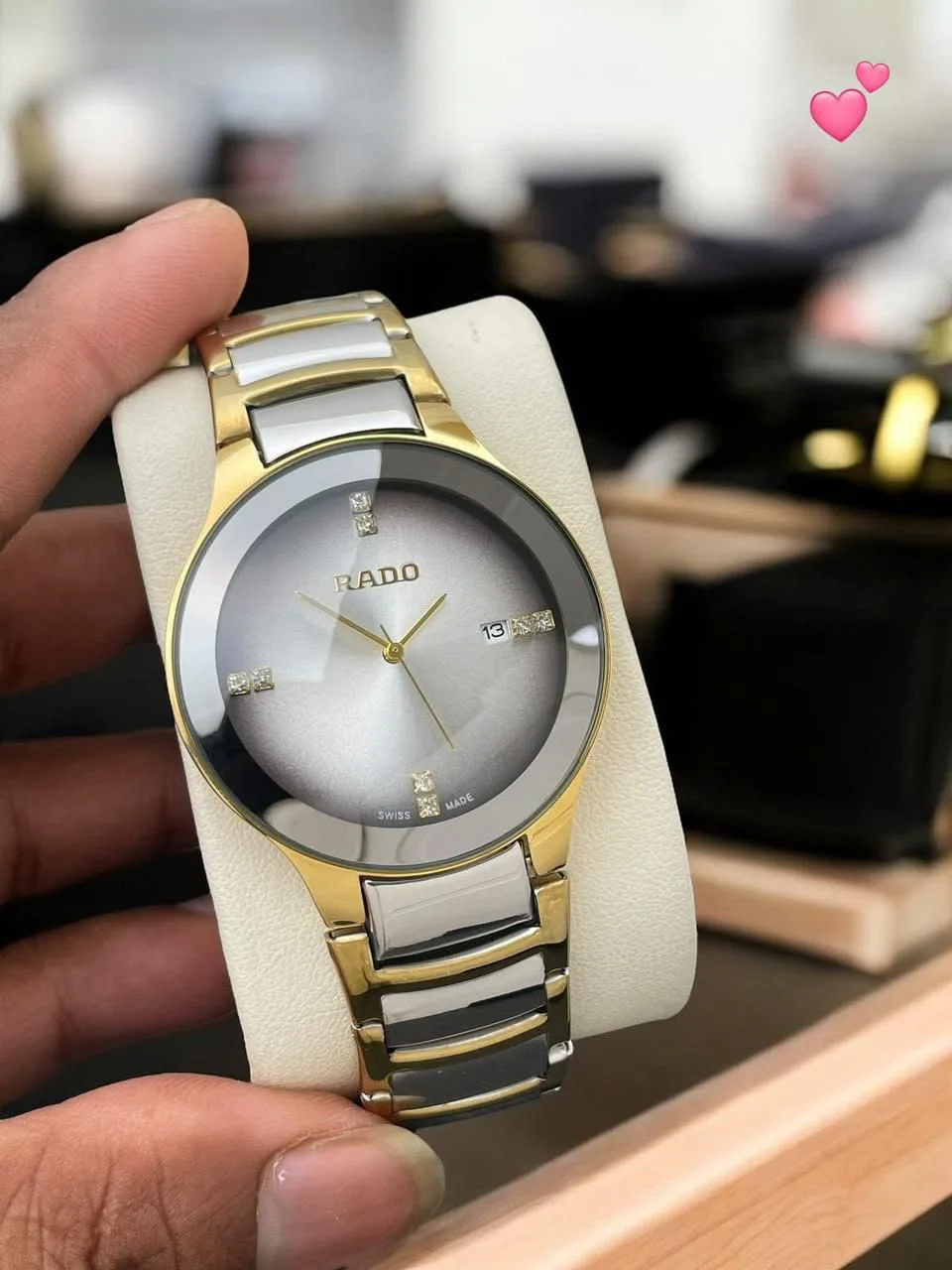 WhatsApp Image 2026-10-02 at 10.36.03 PM (2) Rado Grey Gold Tone Dial - Image 1