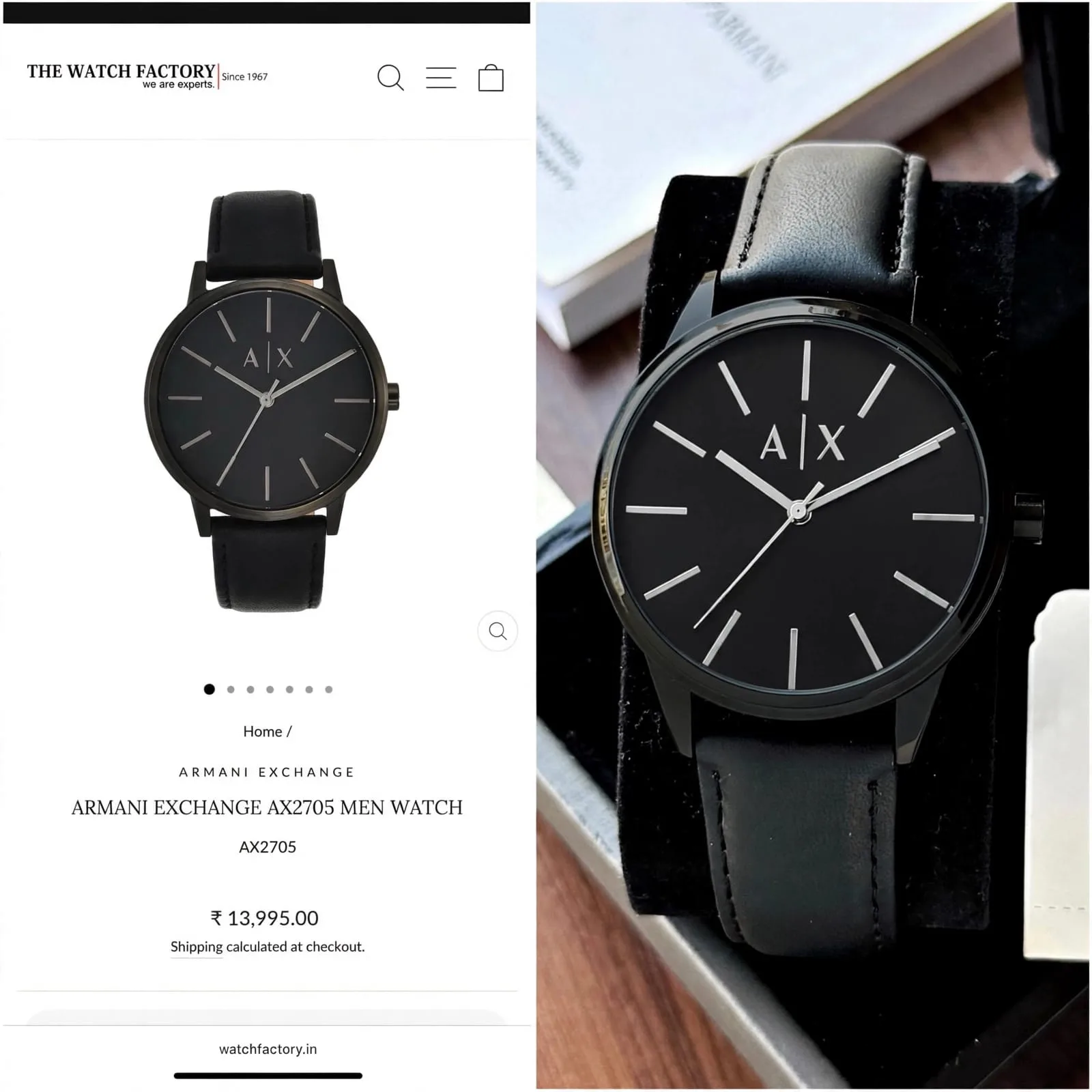 WhatsApp Image 2026-10-02 at 10.40.02 PM Armani Exchange AX2701 Black - Image 1