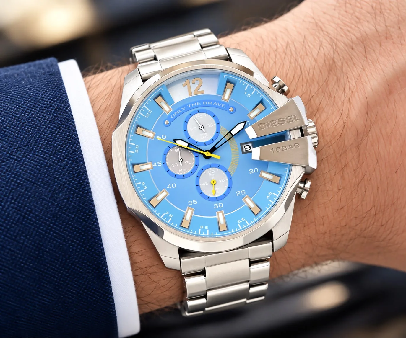 WhatsApp Image 2026-10-02 at 10.40.16 PM Diesel Blue Dial Chrono - Image 1