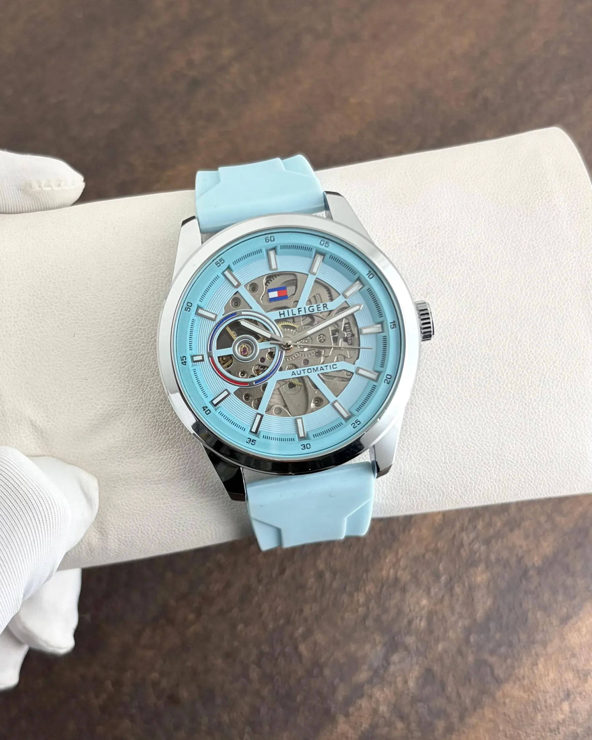 Tommy Hilfiger Blue Skeleton Dial - Image 2