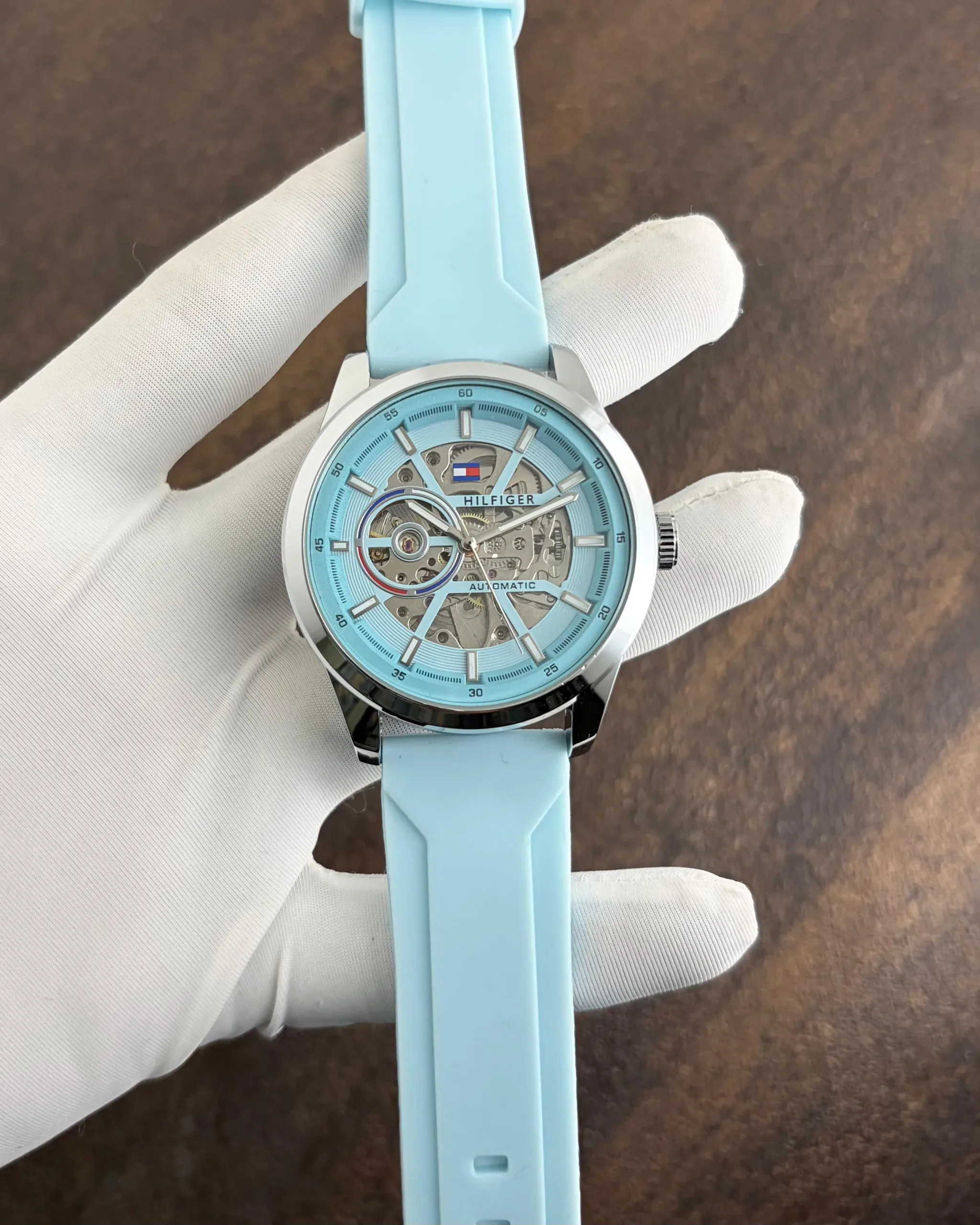 Tommy Hilfiger Blue Skeleton Dial - Image 3