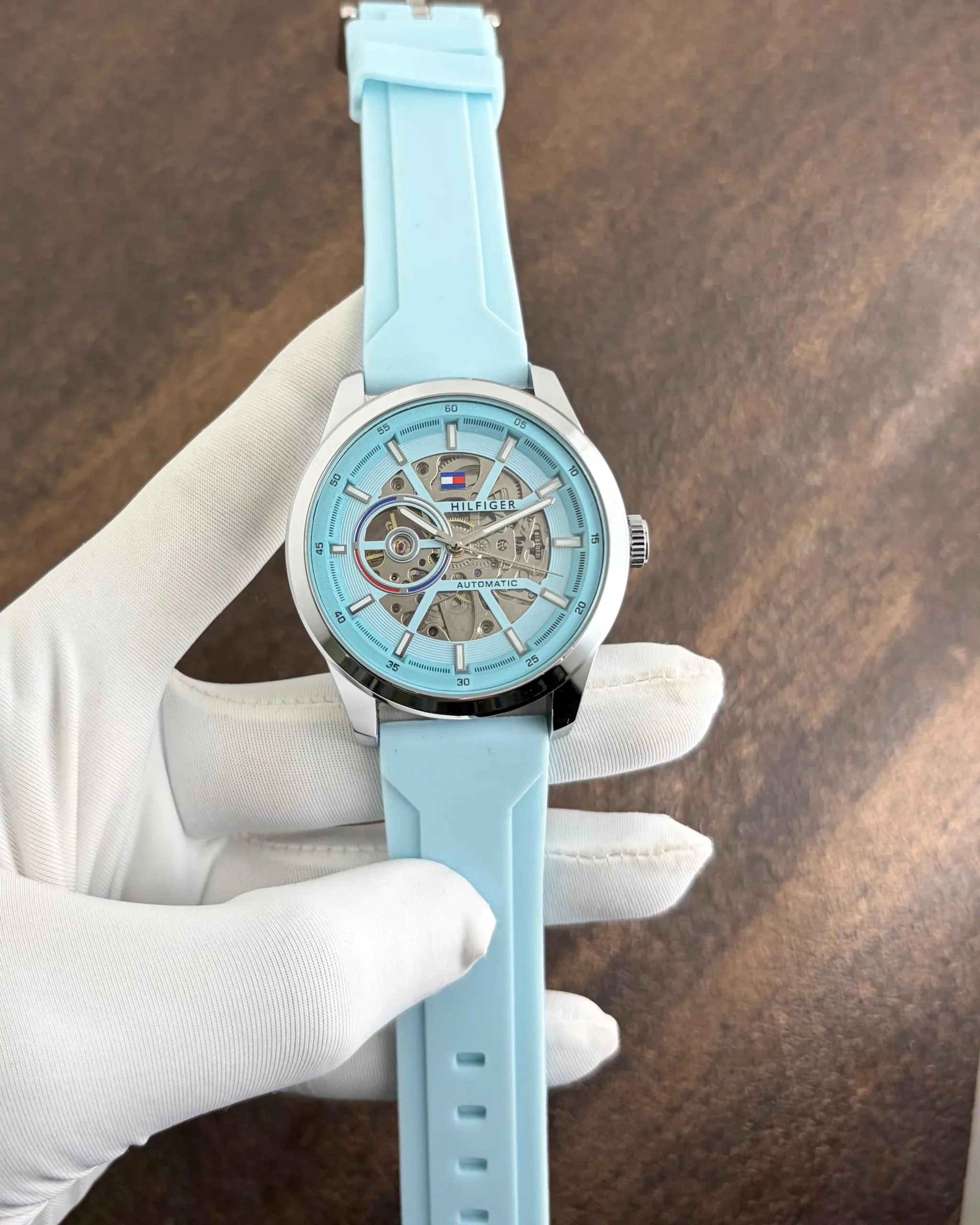 Tommy Hilfiger Blue Skeleton Dial - Image 4