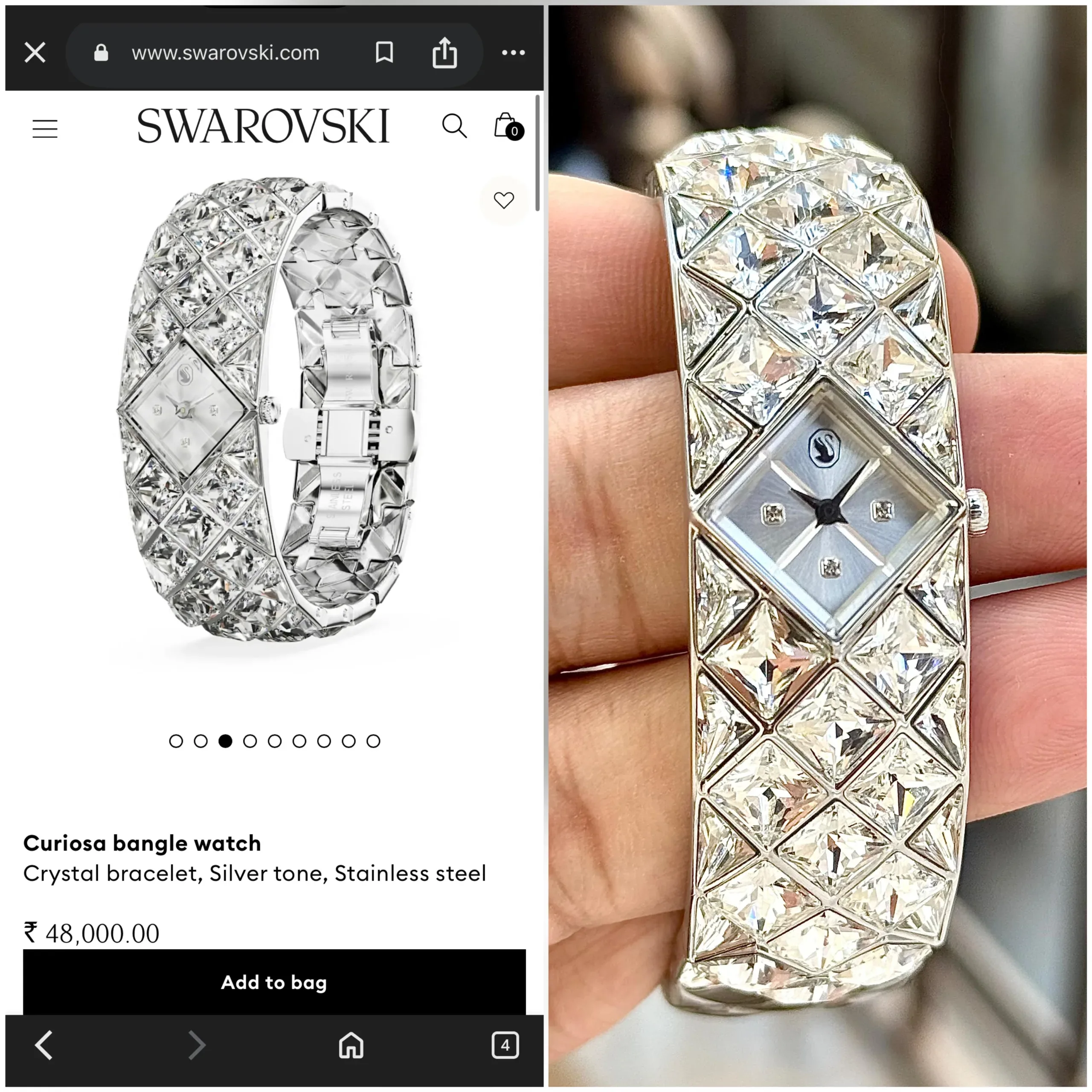 Swarovski Curiosa Crystal Bangle Series - Image 3