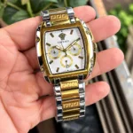 Versace Two Tone White Dial Quartz