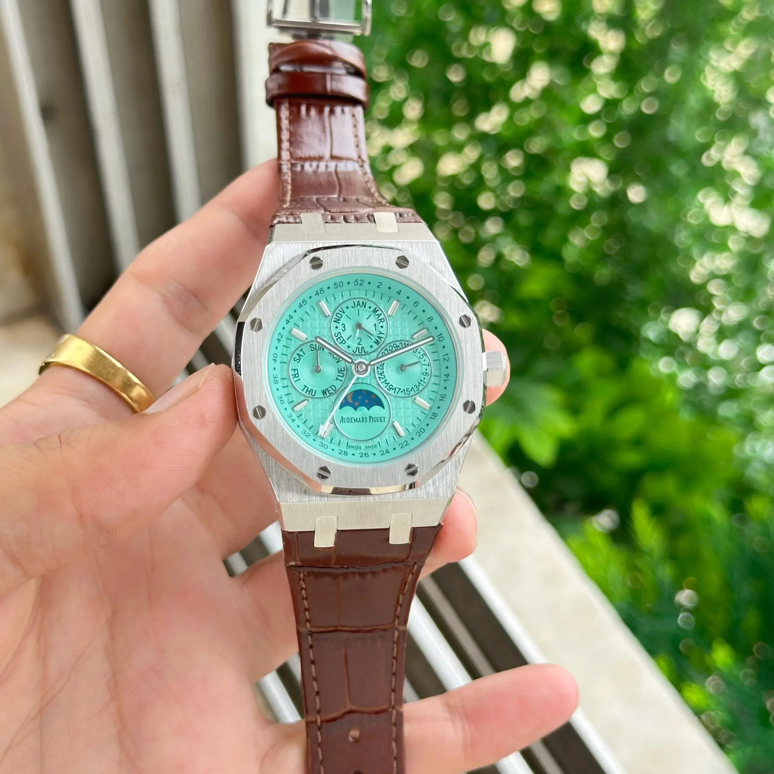 Audemars Piguet Blue Dial Moon Phase - Image 1