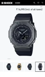 G Shock Casio Black Digital - Image 4